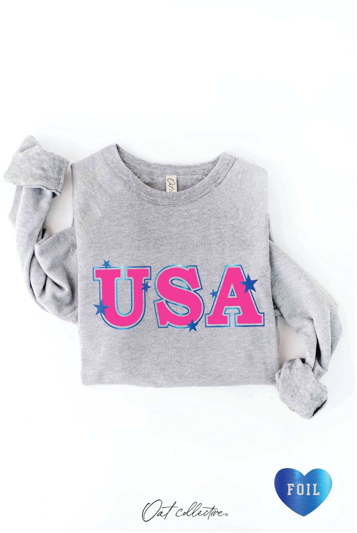 USA FOIL Graphic Sweatshirt