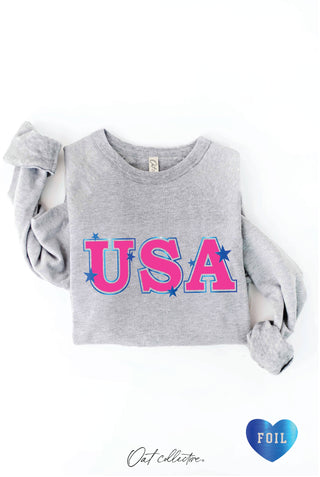 USA FOIL Graphic Sweatshirt