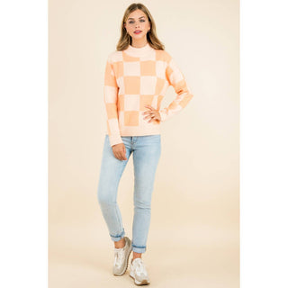 Kelly Checkered Sweater: MINT