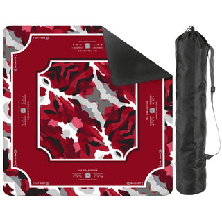 Game Day Mahjong Mat: Orange & Navy
