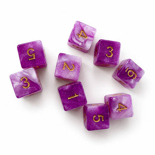 Orchid Pearl Mahjong Specialty Dice (Set of 2)