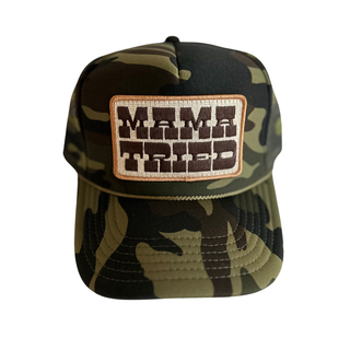 Mama Tried Patch Trucker Hat: Camo