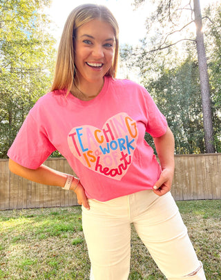 Teaching is a Work of Heart T-Shirt