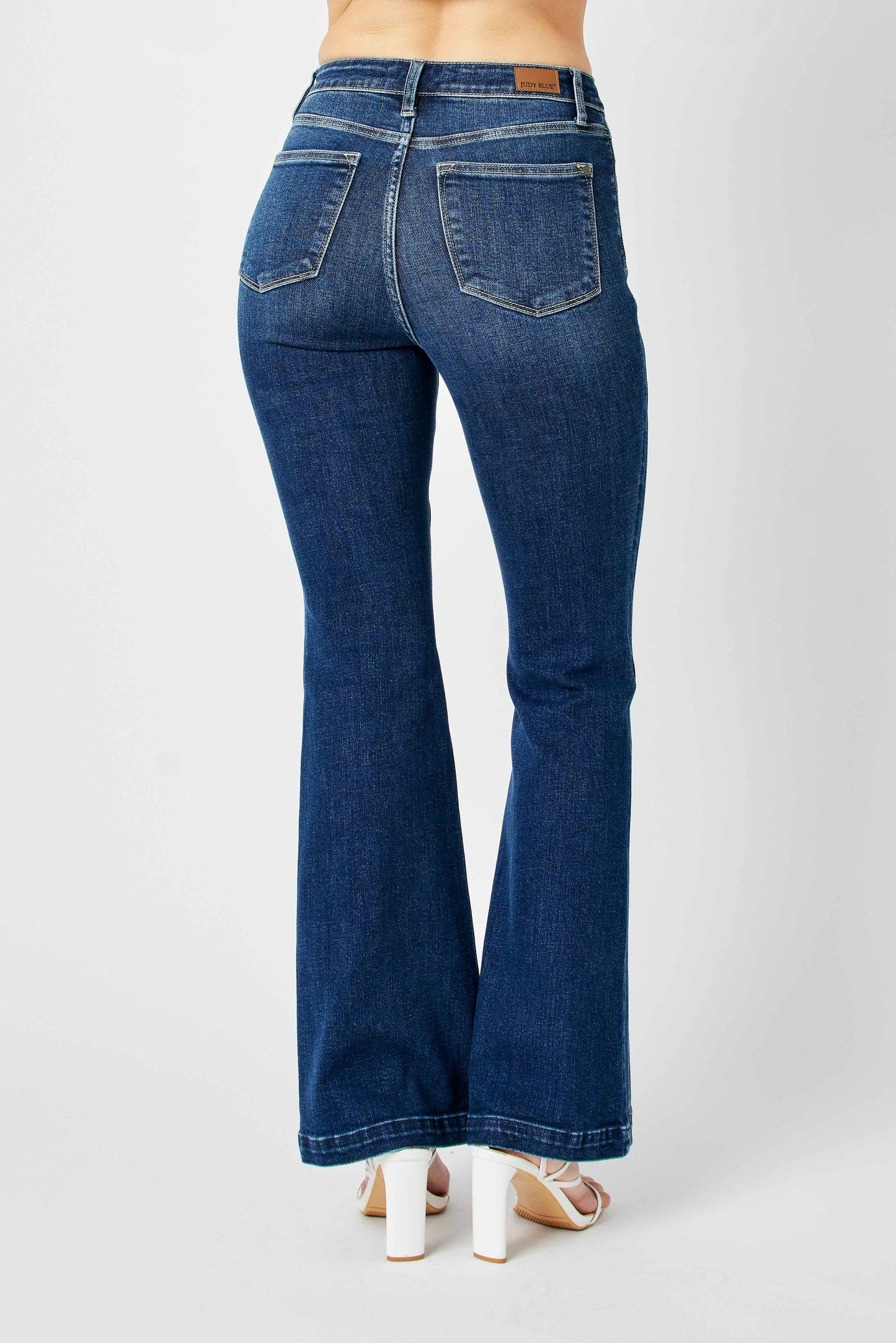 HW Angled Side Seam Detail Flare: DK / 11(30)