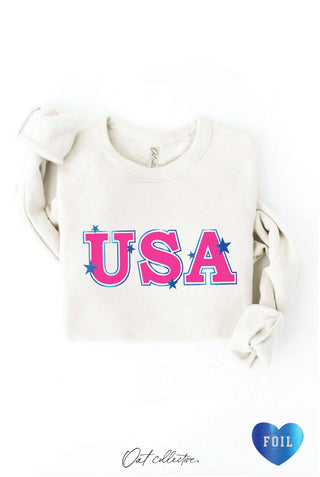 USA FOIL Graphic Sweatshirt