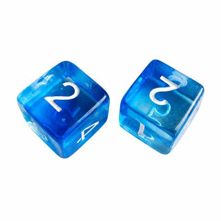 Swirl Translucent Mahjong Dice Gift Ready  : Cloudy Swirl