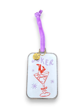Cocktail Joker Acrylic Mahjong Ornament