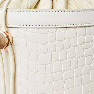 Tala Moonlight Tile Bag - Ivory Crocodile