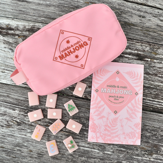 Peach & Pine Tiles- A Georgia Inspired Mahjong Set