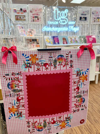 Preppy Christmas Mahjong Mat