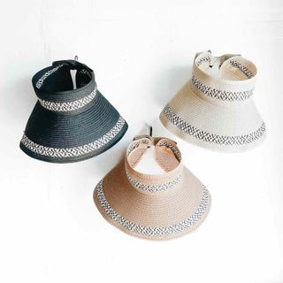 Roll Up Sun Visor: Beige