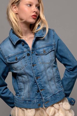 Classic Denim Trucker Jacket : LT BLUE / S-2/M-2/L-2