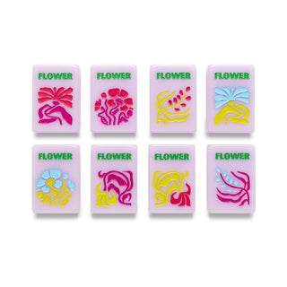 Amahj Signature Engraved Tile Set- Lilac