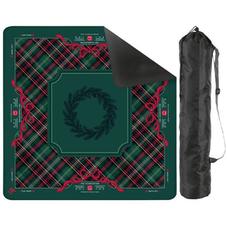Evergreen and Tartan Mahjong Mat