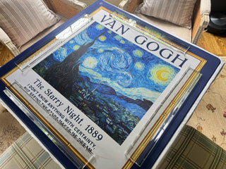 NEOPRENE Van Gogh Reversible Mahjong Mat – Starry Museum: Rozen | Roses