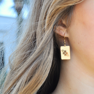 Mahjong Flower Power Earrings