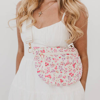 Jolie Puffer Belt Bag: Leopard