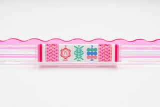 Crystal Prism Pink | Mahjong with Bold Angles and Vibrant Vibes