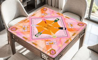 NEW NEOPRENE Bams & Bubbly Mahjong Mat | In Stock