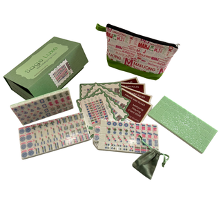 Sage Luxe Mahjong Tile Set