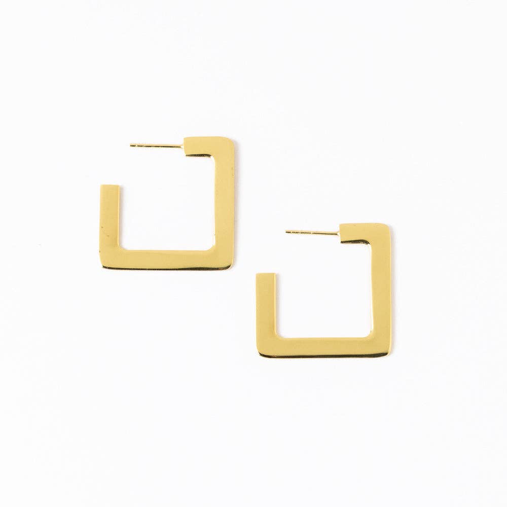Heidi Square Hoop Earrings