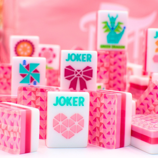 Crystal Prism Pink | Mahjong with Bold Angles and Vibrant Vibes