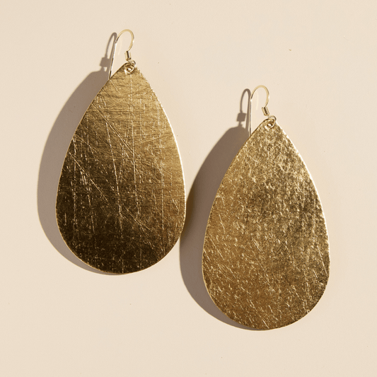 Vintage Gold Teardrops: M