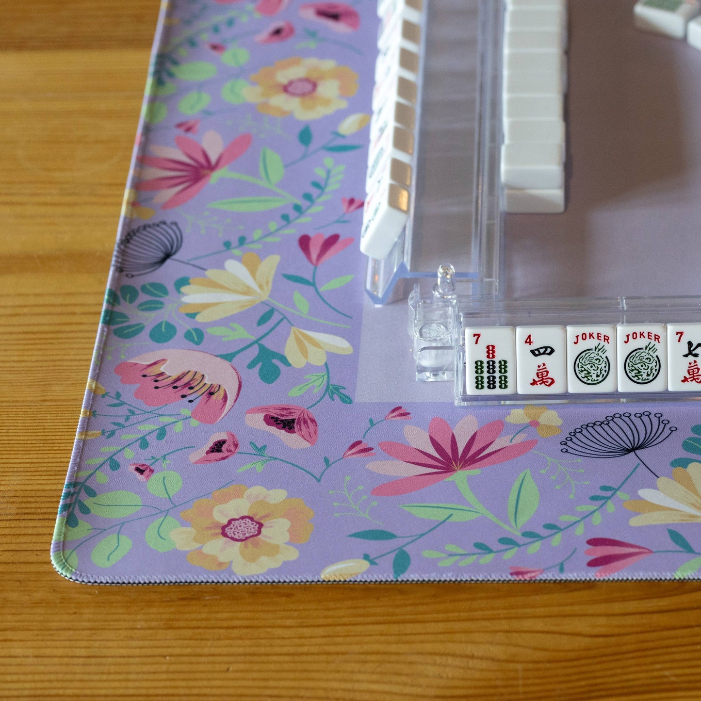 Mahjong Lavender Floral Mat
