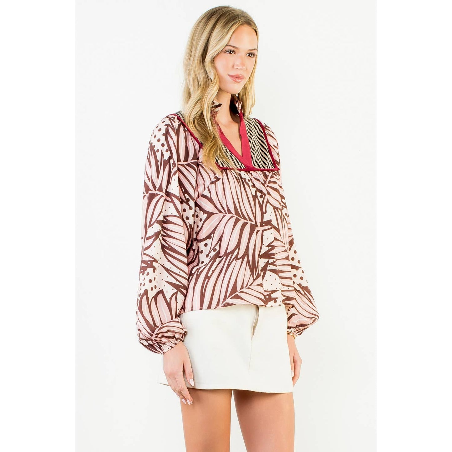 Winslow Print Detail Top