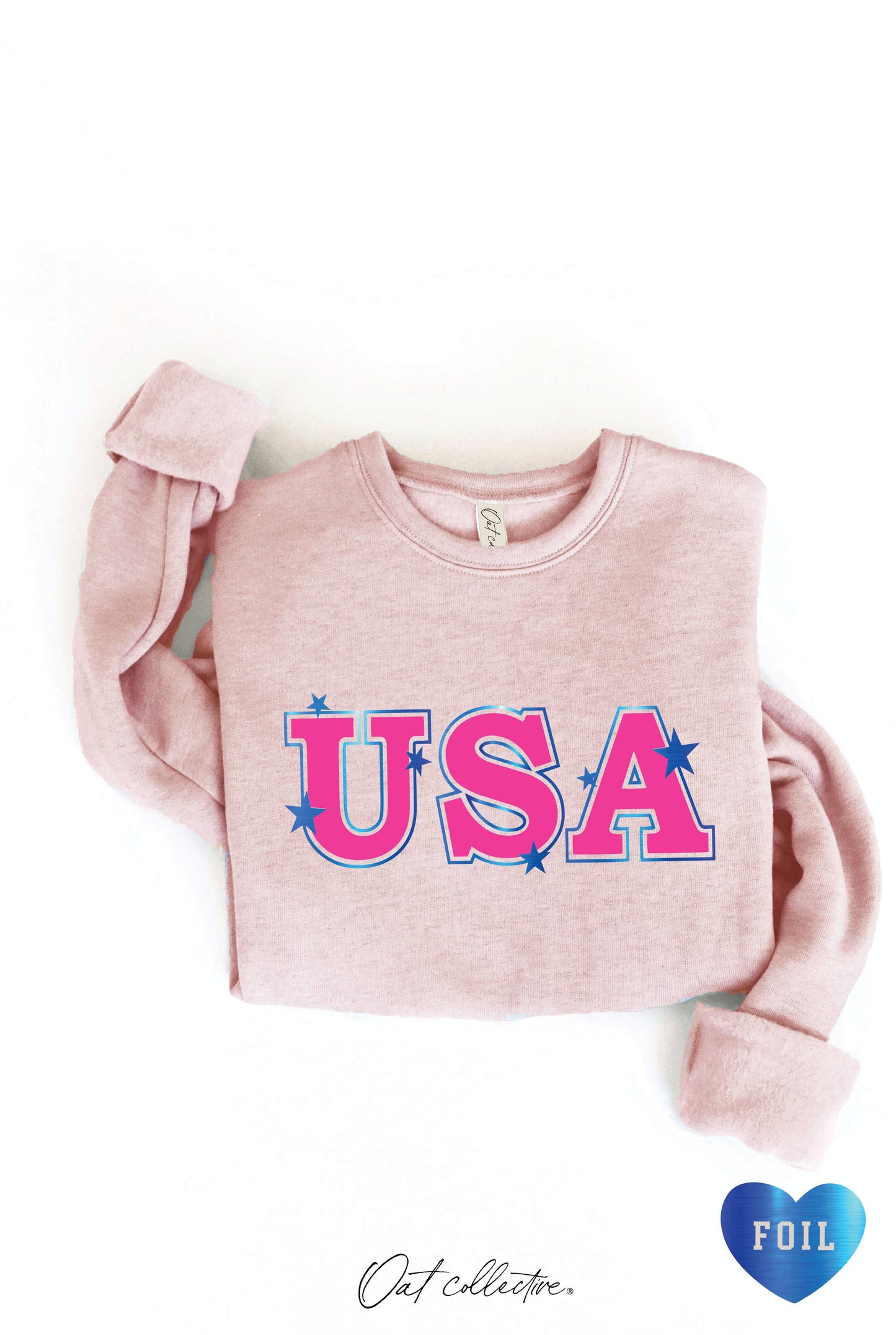 USA FOIL Graphic Sweatshirt