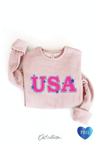USA FOIL Graphic Sweatshirt