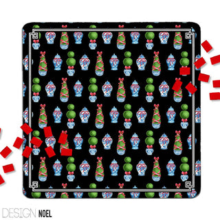 Mahjong Mat 31", Neoprene, Holiday, Christmas, Winter: Sugar Plum / Neoprene without bag