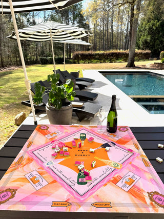 NEW NEOPRENE Bams & Bubbly Mahjong Mat | In Stock