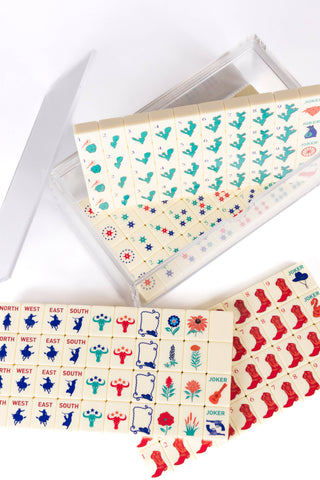 Texas Cowboy American Mahjong Tile Set