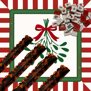 Christmas Kiss Mahjong Tile Set (Preorder)