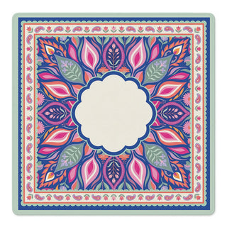 Paisley in Bloom Mahjong Mat