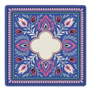 Folk Dance Floral Mahjong Mat