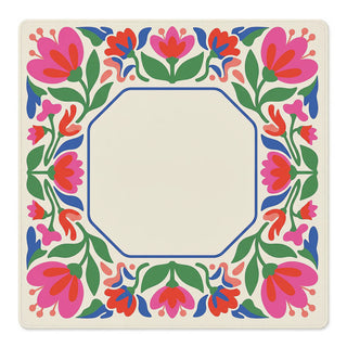 Folk Art Flourish Mahjong Mat