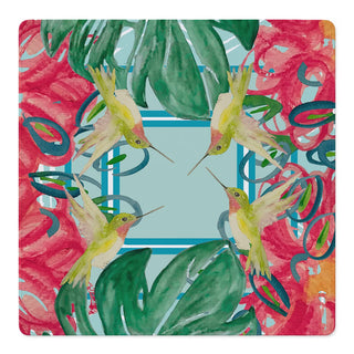 Hummingbird Haven Mahjong Mat