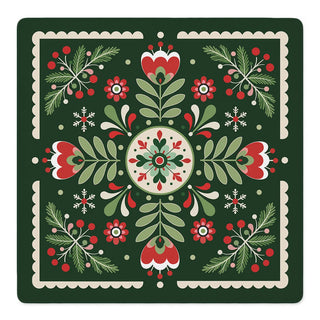 Wintergreen Whimsy Mahjong Mat