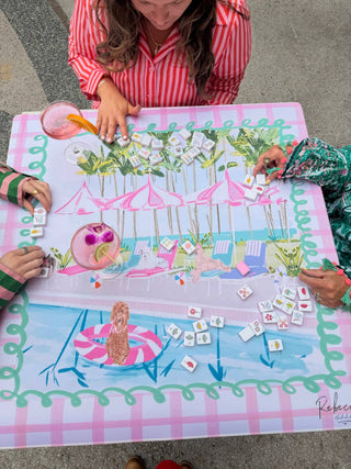 POOL PAWTY-MAHJONG MAT (PREORDER)