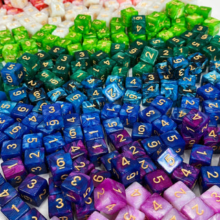 Pearl Dice Mahjong Specialty Dice Gift Ready: Ivory