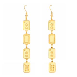 New Year Mahjong Earrings