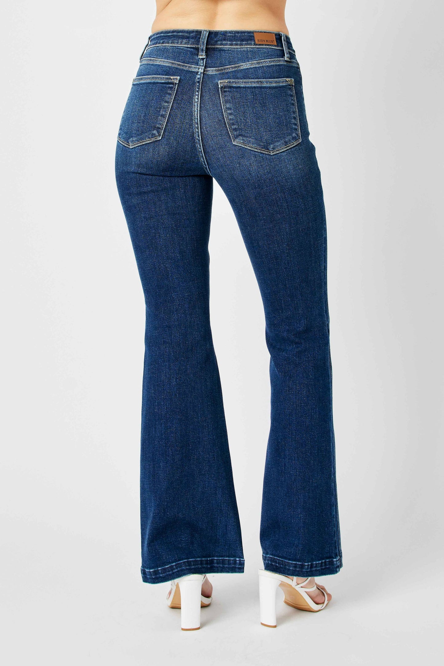HW Angled Side Seam Detail Flare: DK / 5(27)