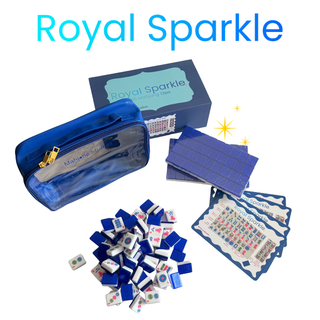 Royal Sparkle Mahjong Tile Set