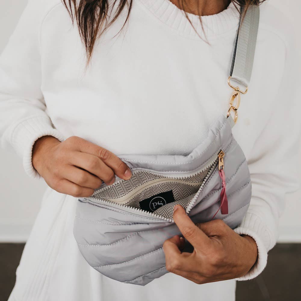 Jolie Puffer Belt Bag: Olive
