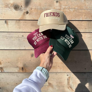 You can sit with us hat - Maroon