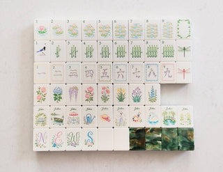 Bloomjong Morning in Giverny Mahjong Tile Set