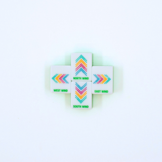 Crystal Confetti Lemon-Lime | Mahjong with a Sprinkle of Color and Joy