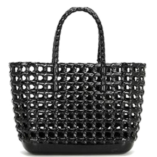 TOP HANDLE BAG: Black